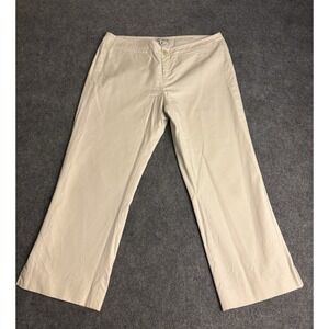 Banana Republic Women's Beige Cropped Capri Pants Size 10 Career.   A5